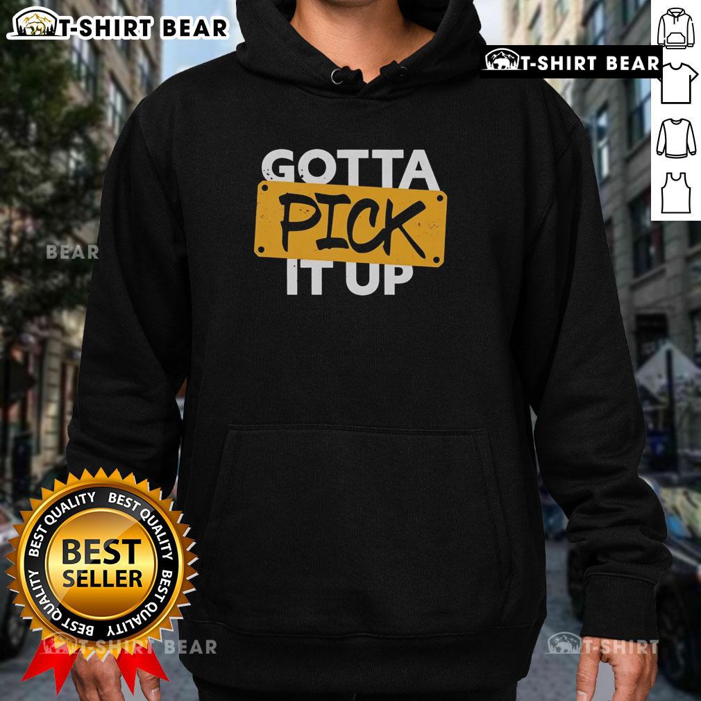 Original Gotta Pick It Up The Challenge Hoodie in vibrant colors, showcasing stylish design and comfortable fit.