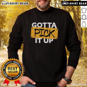 Original Gotta Pick It Up The Challenge Sweatshirt in vibrant colors, perfect for casual wear and fitness enthusiasts.