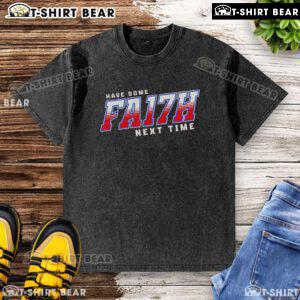 Original Have Some FA17H Buffalo Bills washed t-shirt in blue, perfect for fans showcasing team spirit and style.
