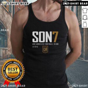 Original Los Angeles FC Son Heung-Min 7 Player Elite Tank Top featuring vibrant design and sportswear style.