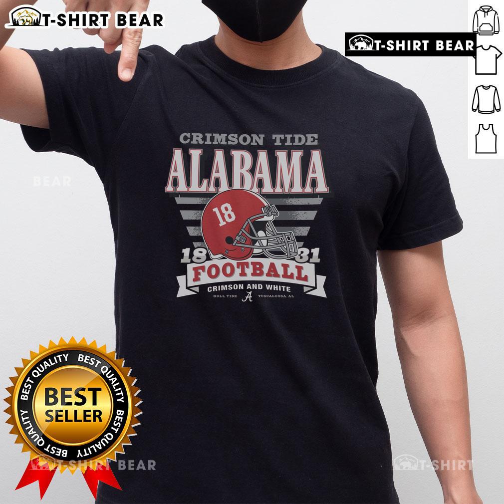 Pretty Alabama Crimson Tide Stripe Splash T-Shirt featuring bold stripes and vibrant team colors for ultimate fan style.