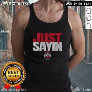 Alt Text: Pretty Ohio State Football tank top featuring Julian Sayin design, perfect for fans and summer events.