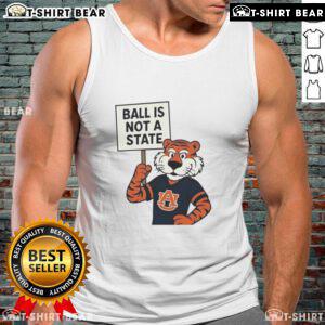 Top Auburn Tigers Ball Is Not A State Tank Top featuring bold team colors and logo, perfect for game day attire.