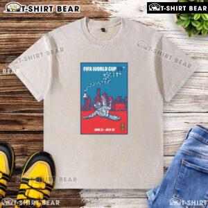 Top FIFA World Cup 2026 Dallas Cowboys bicycle kick washed t-shirt featuring vibrant graphics and comfortable fit.