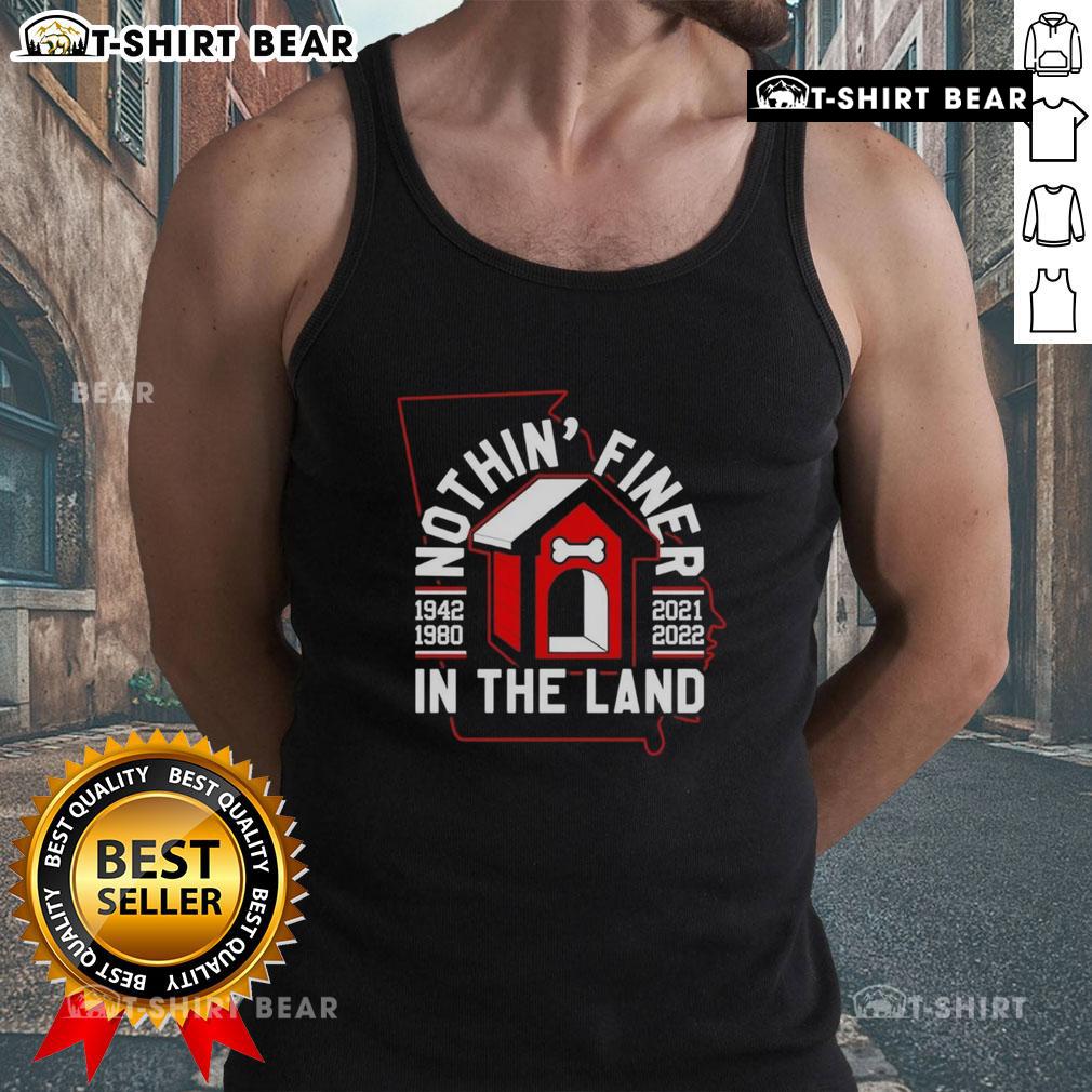 Georgia Bulldogs Nothin Finer In The Land tank top featuring bold graphics for fans and stylish comfort.