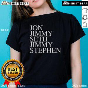 Top John Jimmy Seth Jimmy Stephen Ladies Tee featuring stylish design and comfortable fit for women's casual wear.