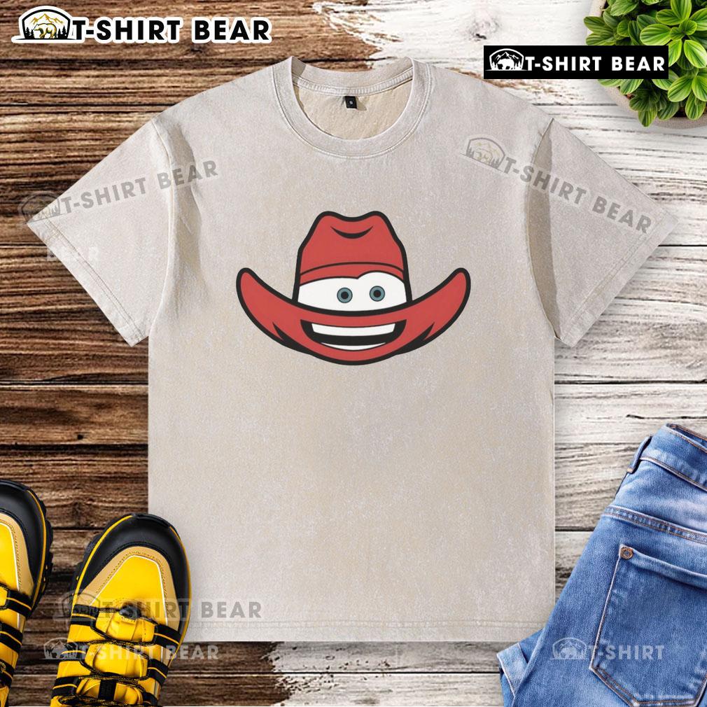 Top Lightning McLean Hat and Washed T-Shirt featuring vibrant graphics, perfect for fans and casual wear enthusiasts.