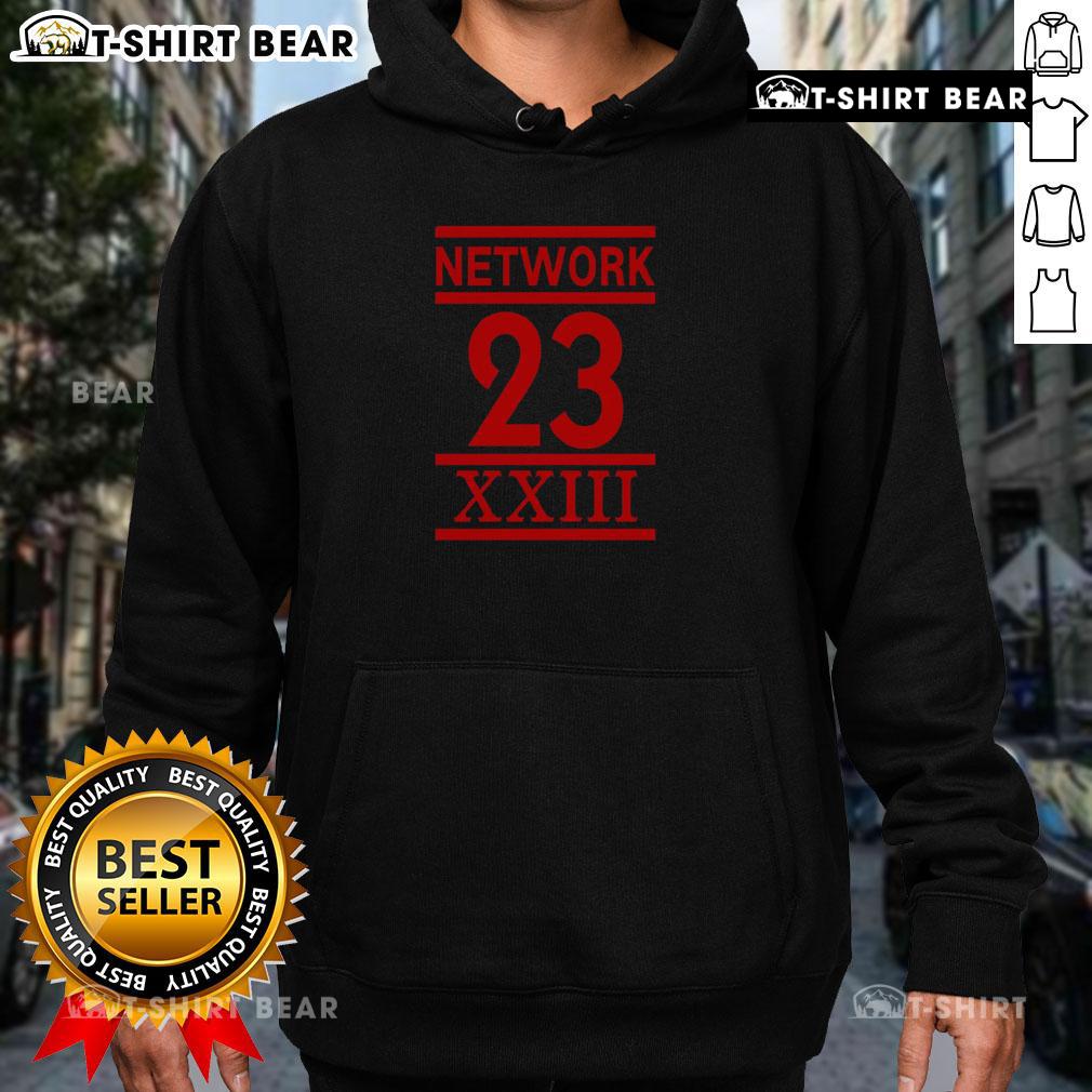 Stylish Top Network 23 XXIII hoodie in black, featuring a modern design and comfortable fit for casual wear.