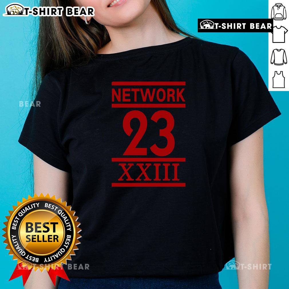 Top Network 23 XXIII Ladies Tee featuring a stylish design, perfect for casual wear and showcasing team spirit.