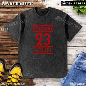 Top Network 23 XXIII washed t-shirt featuring a stylish design and comfortable fit for casual wear.