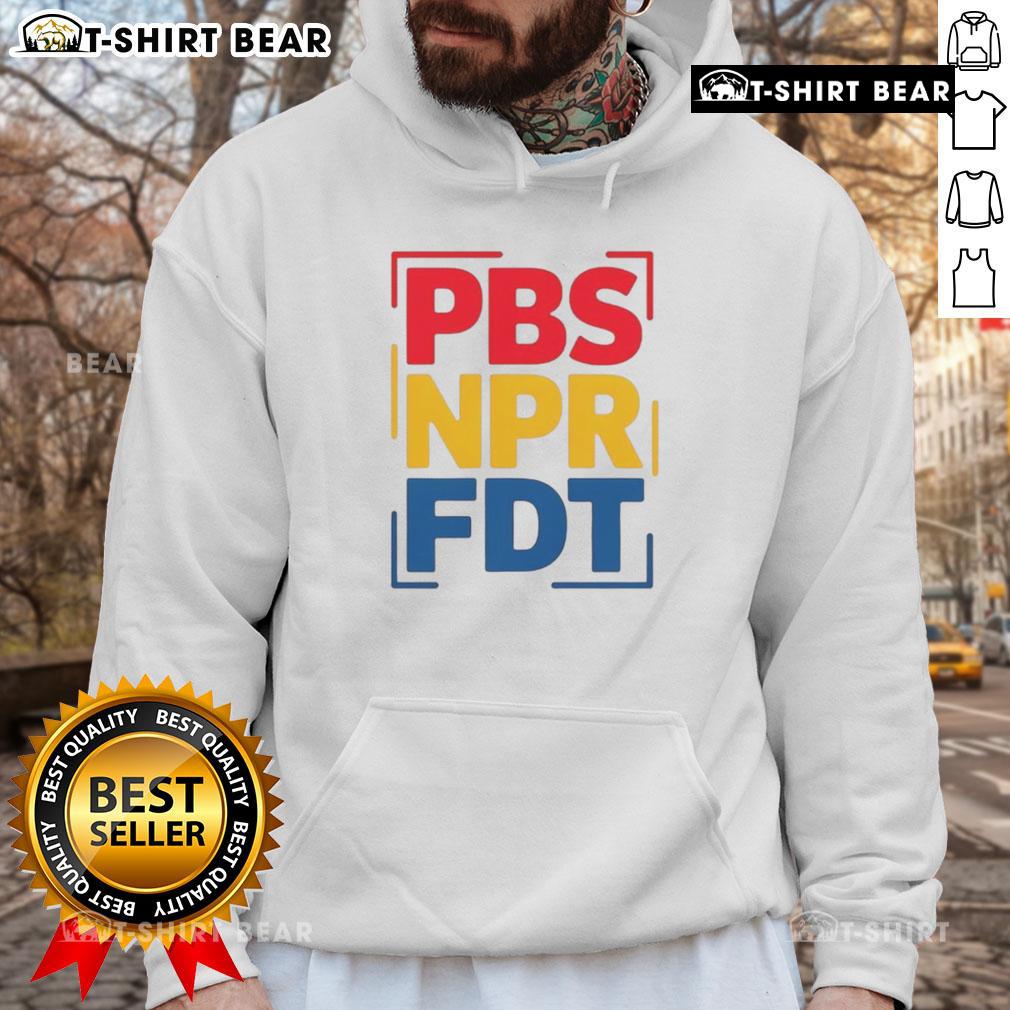 Top PBS NPR FDT Public Media Graphic Hoodie featuring a vibrant design, perfect for fans of public broadcasting.