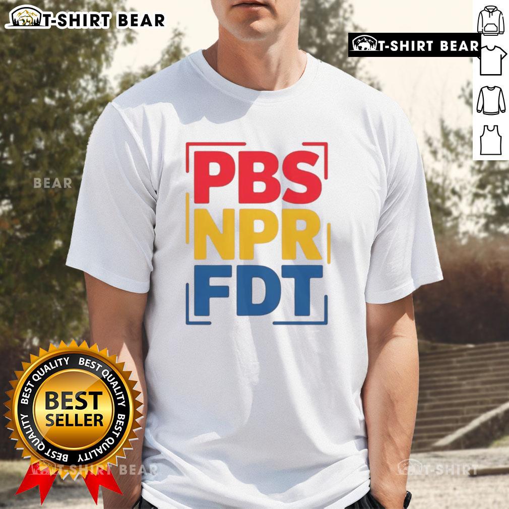 Top PBS NPR FDT Public Media Graphic T-Shirt featuring vibrant designs celebrating public broadcasting.