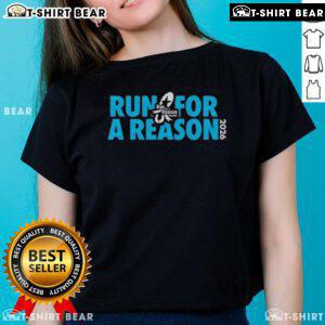Top Run For A Reason Houston 2026 ladies tee featuring vibrant design and comfortable fit for active women.