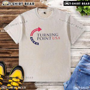 Top-Turning Point USA Washed T-Shirt in casual style, featuring a soft fabric and vibrant design for everyday wear.