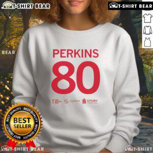 Alt Text: Stylish Top Tyler Perkins 80 sweatshirt in vibrant colors, perfect for casual wear and sports enthusiasts.