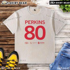 Alt Text: Top Tyler Perkins 80 Washed T-Shirt in soft cotton, featuring a relaxed fit and vintage-inspired design, perfect for casual wear.