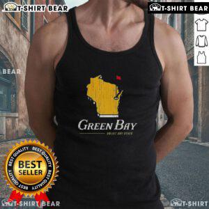Stylish Green Bay Packers tank top featuring unique design, perfect for fans looking for trendy game day apparel.