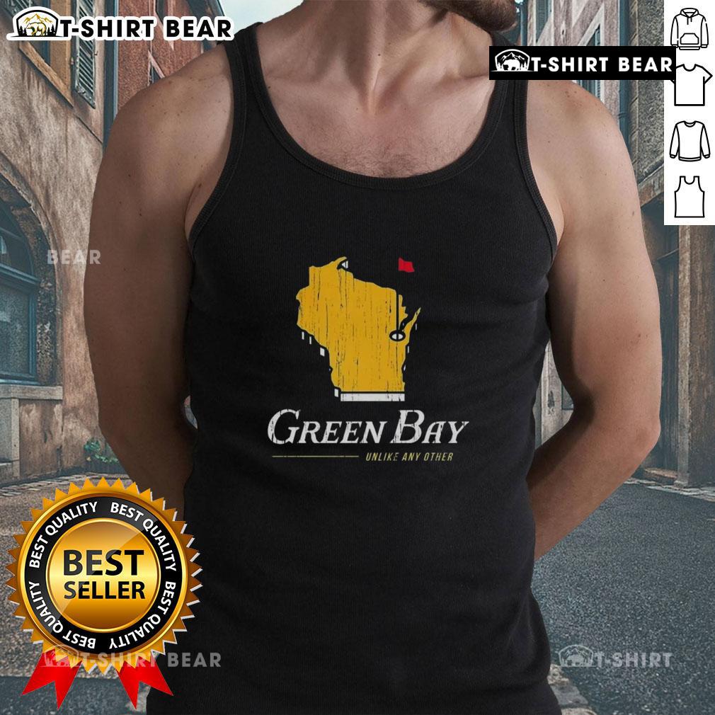 Stylish Green Bay Packers tank top featuring unique design, perfect for fans looking for trendy game day apparel.