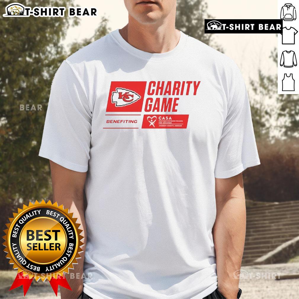 Top Xavier Worthy Kansas City Chiefs charity game t-shirt design supporting Casa, featuring vibrant team colors and logo.