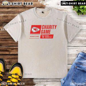 Top Xavier Worthy Kansas City Chiefs charity game T-shirt benefiting CASA, featuring vibrant design and team colors.