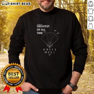 Awesome Los Angeles Dodgers sweatshirt celebrating the greatest of all time in baseball, perfect for fans and game days.
