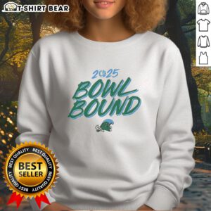 Awesome Tulane Green Wave Bowl Bound 2025 sweatshirt featuring vibrant team colors and logo, perfect for fans.