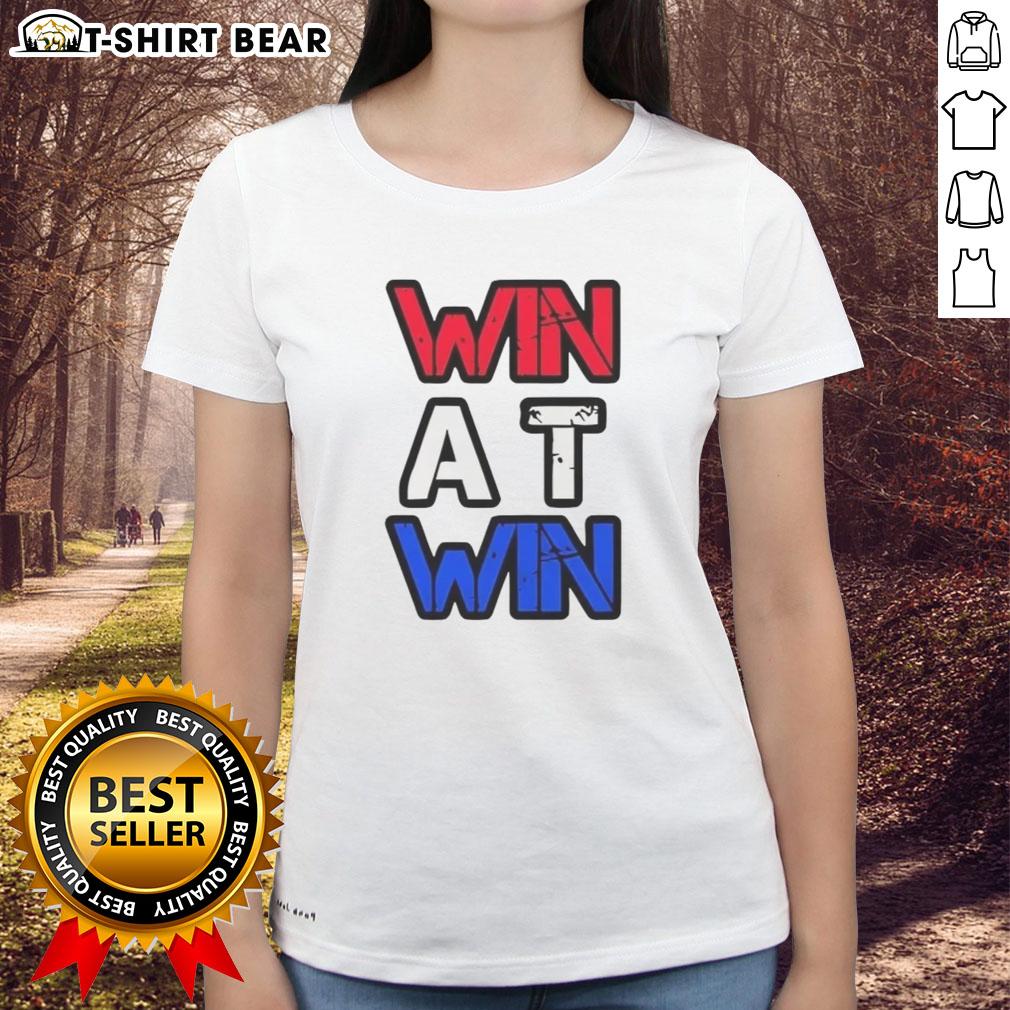 Awesome Win At Win Ladies Tee in vibrant colors, perfect for casual wear and showcasing your winning spirit.