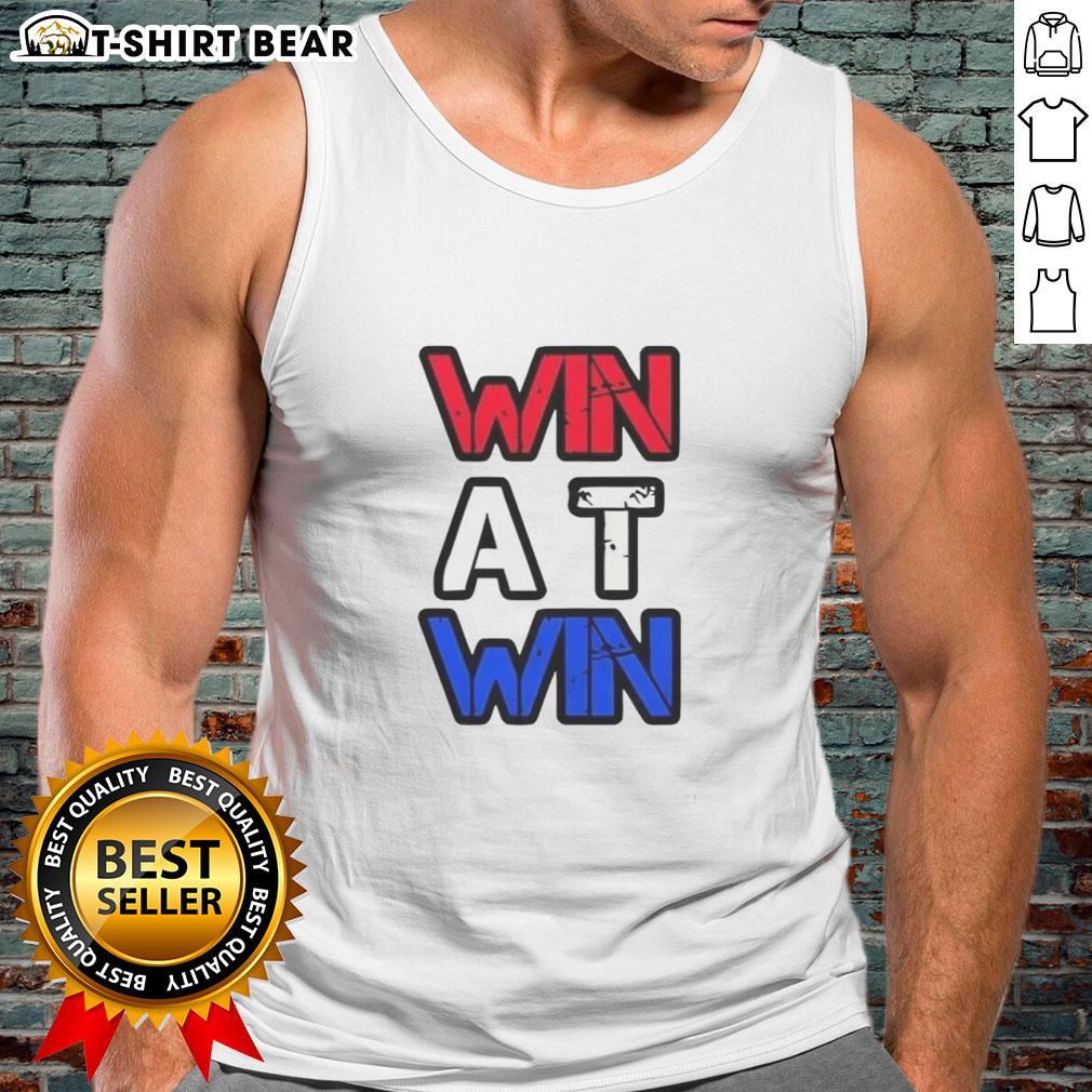 Awesome Win At Win Tank Top featuring a bold design, perfect for casual wear and showcasing your winning spirit.