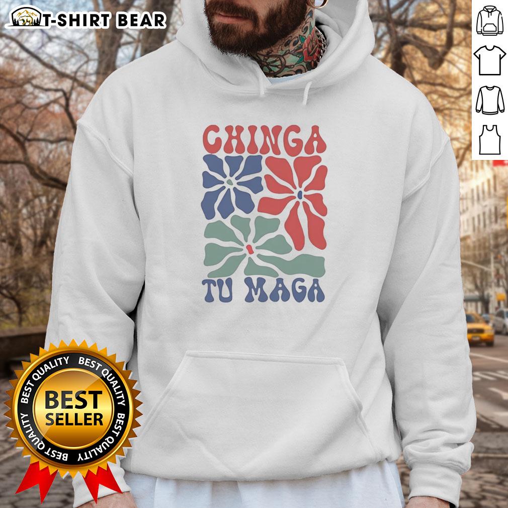 Good Chinga Tu Maga Hoodie featuring bold graphic design, perfect for casual wear and expressing individuality.