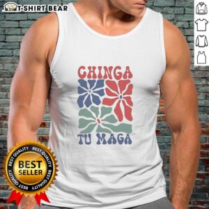Good Chinga Tu Maga tank top featuring vibrant colors and a stylish design, perfect for casual summer wear.