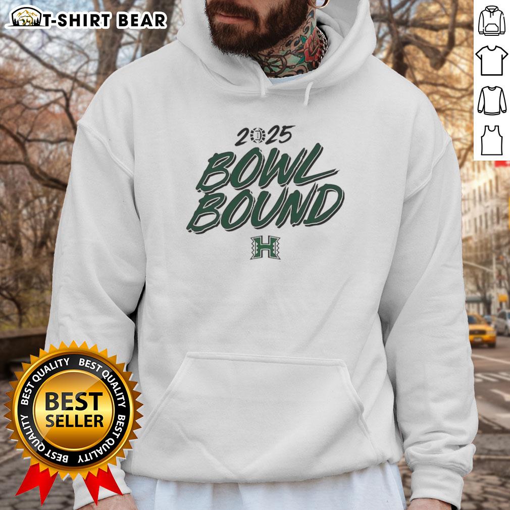 Good Hawaii Rainbow Warriors Bowl Bound 2025 Hoodie featuring vibrant team colors and logo, perfect for fans.