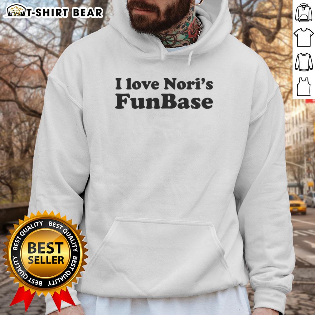 Stylish Hot I Love Noris Funbase Hoodie in vibrant colors, perfect for fans looking to showcase their enthusiasm.