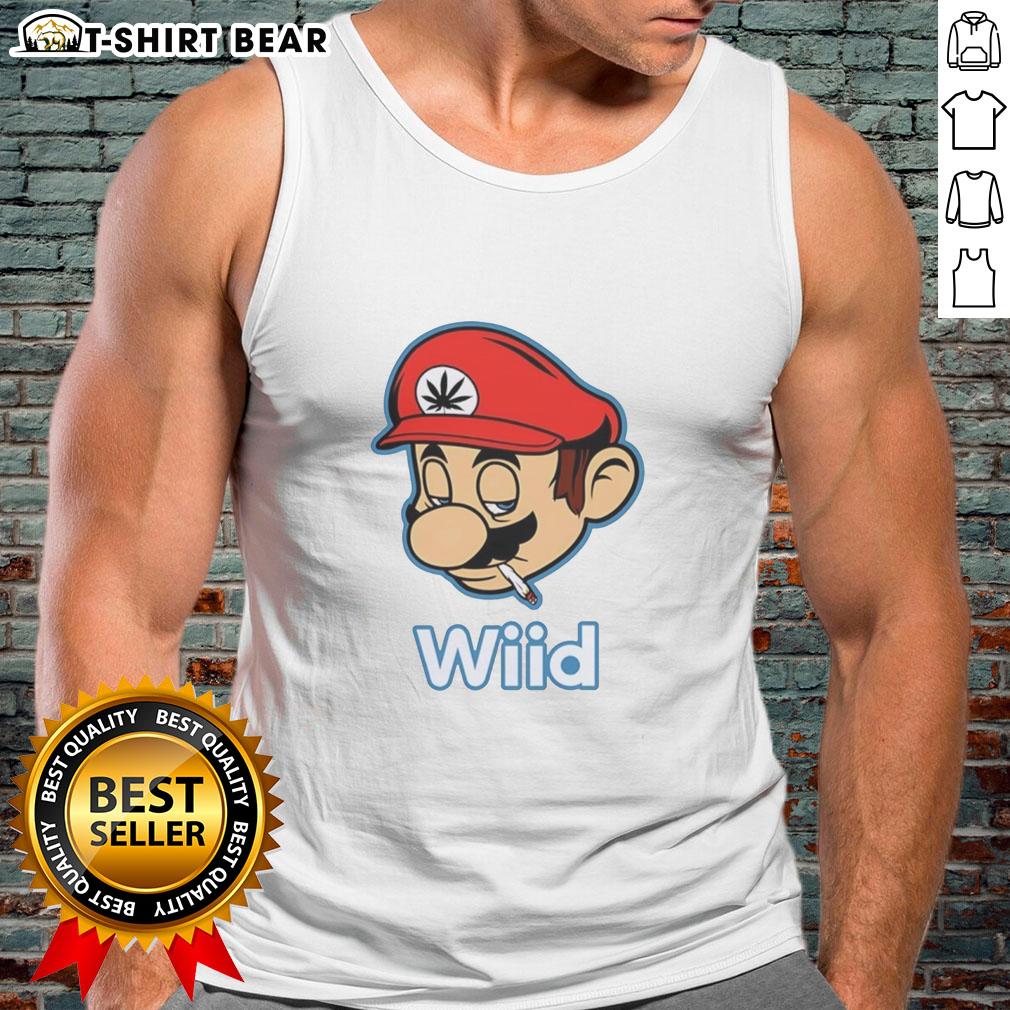 Stylish Hot Mario Bros Wii smoking tank top featuring iconic characters, perfect for gaming fans and summer wear.