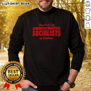 Stylish Hot New York City Democratic Socialists of America sweatshirt in vibrant colors, perfect for activism and casual wear.