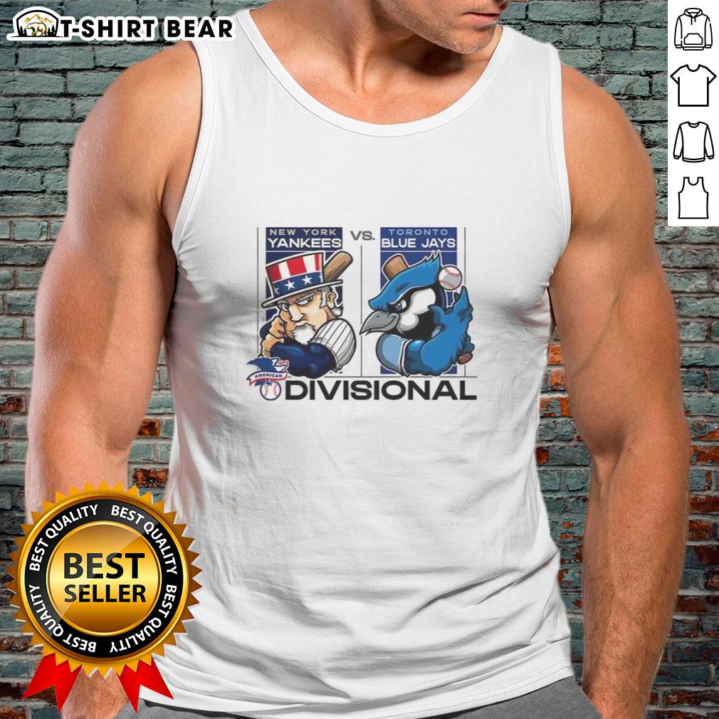 Hot New York Yankees vs Toronto Blue Jays AL Division Series 2025 mascot tank top showcasing team spirit and style.