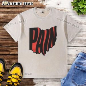 Hot Ohio Cincinnati Reds washed t-shirt featuring a vintage design and comfortable fit, perfect for baseball fans.