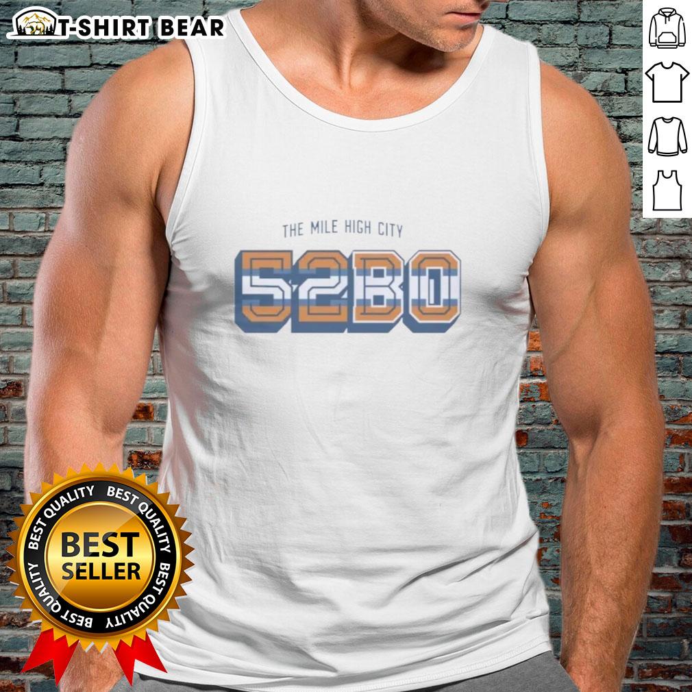 Hot-The-Mile-High-City-52bo Denver Broncos tank top featuring vibrant team colors and a stylish design for fans.