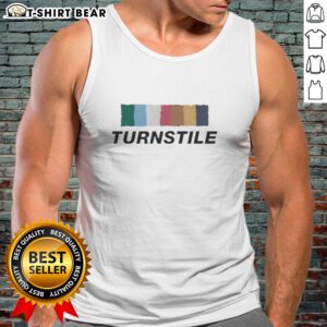 Hot Turnstile Color Wall Tank Top featuring vibrant colors and trendy design, perfect for summer fashion.