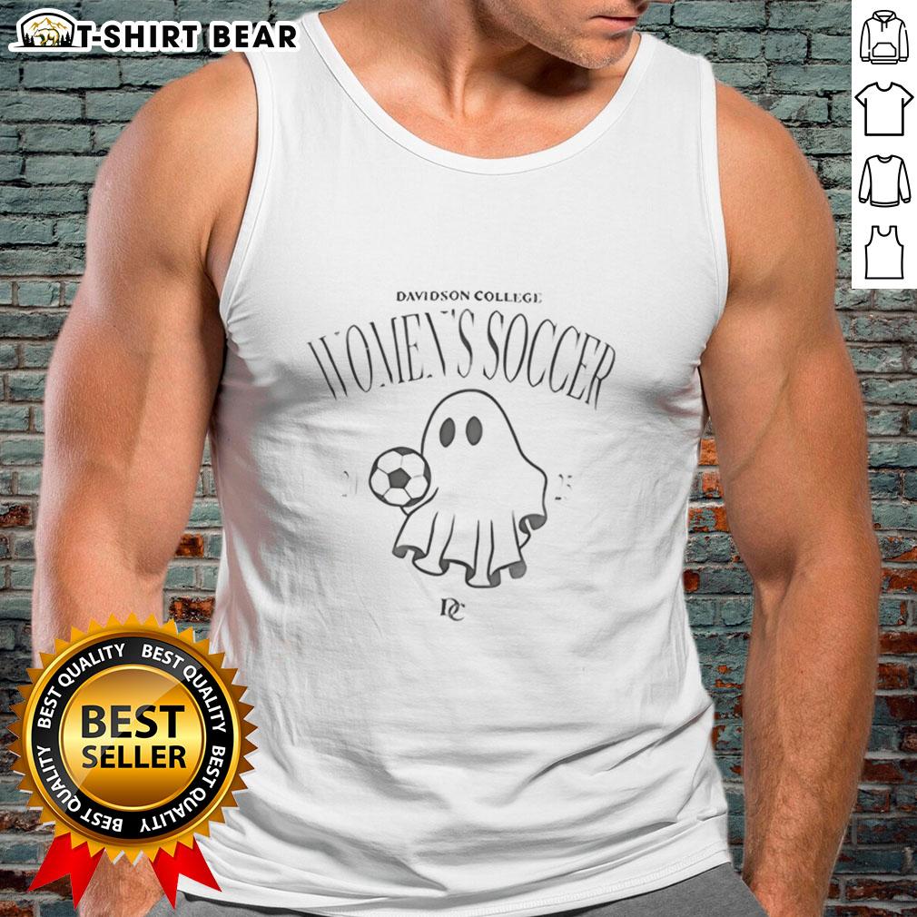 Nice Ghost Davidson Women's Soccer 2025 Tank Top in vibrant design, perfect for fans and athletes alike.