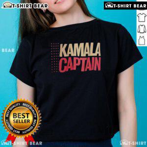 Stylish Nice Kamala Captain Ladies Tee featuring a vibrant design, perfect for fans of Kamala Harris and casual wear.