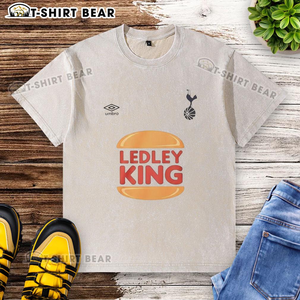 Nice Tottenham Hotspur X Ledley King hamburger washed t-shirt featuring a stylish design for fans.