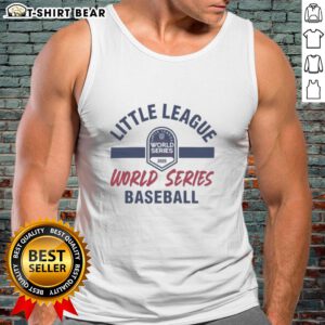 Original Little League 2025 World Series baseball tank top featuring vibrant graphics and comfortable fit for fans.