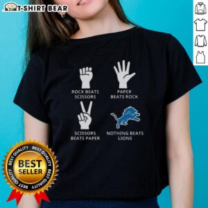 Original Detroit Lions football logo ladies tee, stylish design for fans showcasing team spirit and pride.