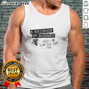 Original Seconds of Summer There's No Place Like Home Tour logo tank top featuring vibrant design and summer vibes.