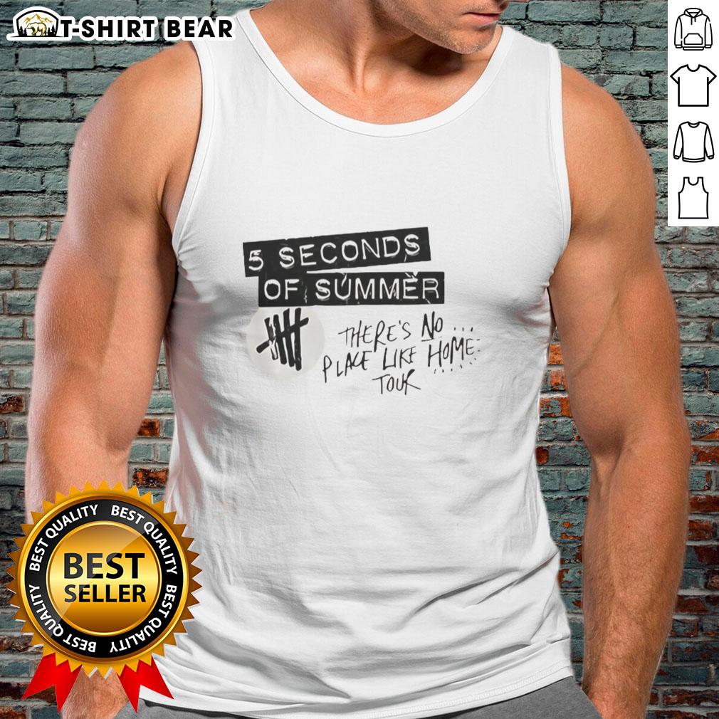Original Seconds of Summer There's No Place Like Home Tour logo tank top featuring vibrant design and summer vibes.