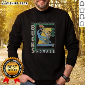 Premium Milwaukee Bucks trading card sweatshirt featuring Giannis Antetokounmpo, perfect for fans and collectors.