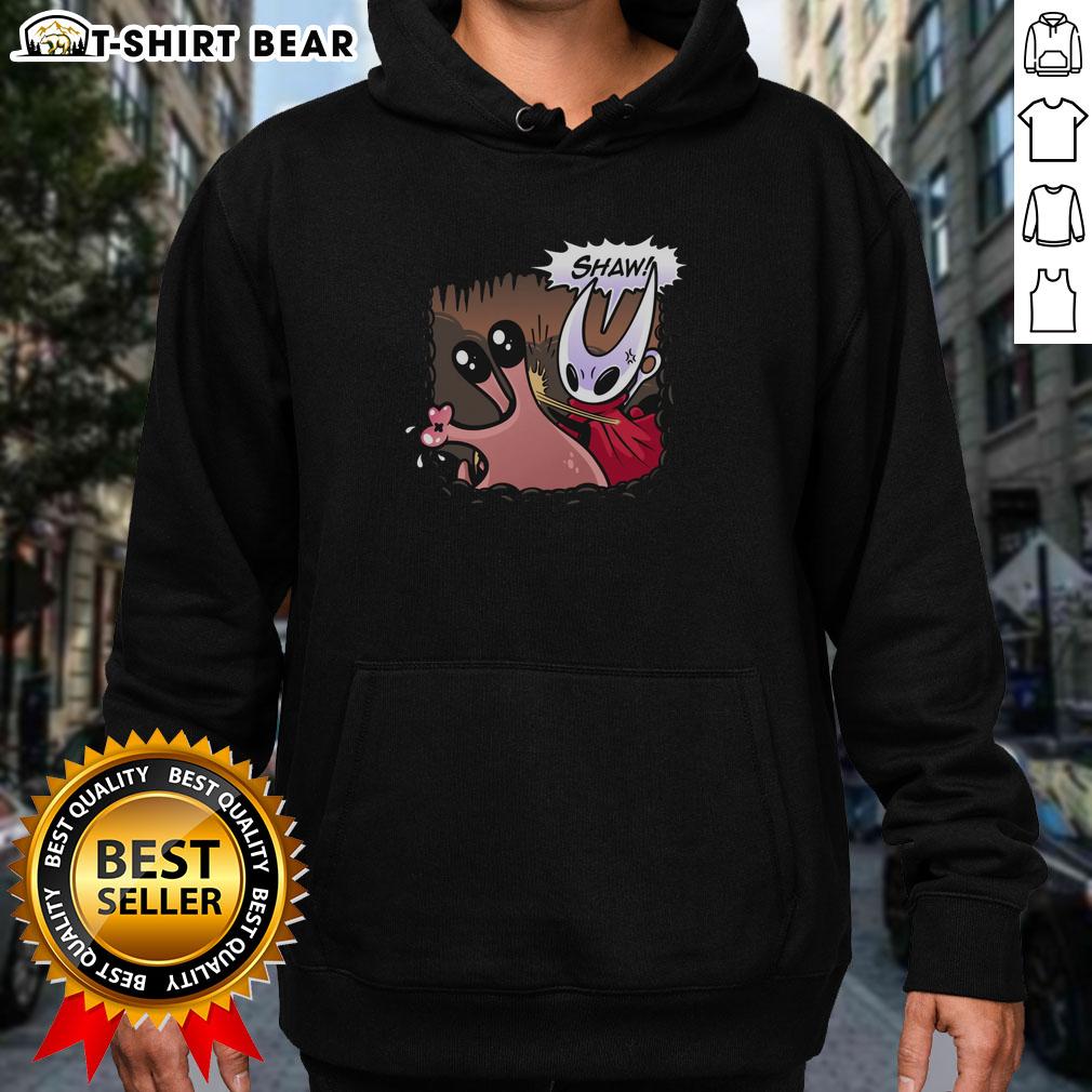 Pretty Hollow Knight Silksong Nuu Slap Hoodie featuring vibrant design and cozy fabric, perfect for fans of the game.