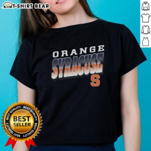 Pretty Premium Syracuse Orange Polished Ladies Tee featuring vibrant team colors and stylish design for fans.