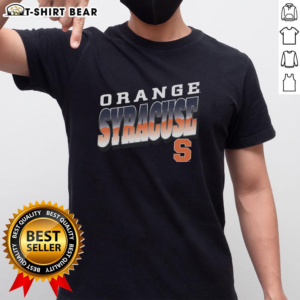 Pretty Premium Syracuse Orange Polished T-Shirt showcasing vibrant team colors and stylish design for fans.