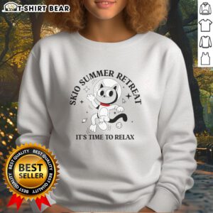 Cozy Pretty Skio Summer Retreat sweatshirt perfect for relaxation and casual summer outings.